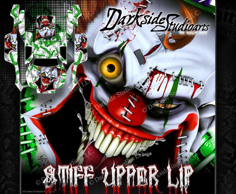 'Stiff Upper Lip' Graphics Package Fits Traxxas Slash 4X4 Oem Lexan Body # Tra6811 | Darkside Studio Arts LLC.