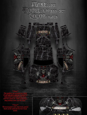 'The Outlaw' Themed Wrap Skin Fits Losi Xxx-Sct # Losb8087 Body Set - Darkside Studio Arts LLC.