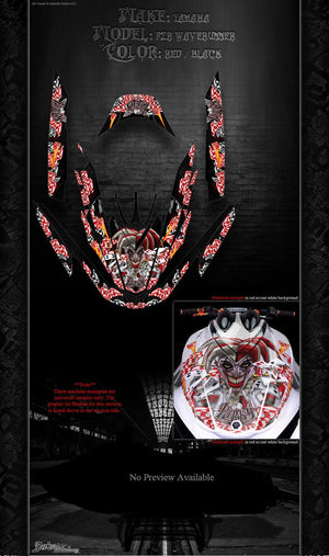 Graphics Kit For Yamaha Fzr Waverunner Gx1800 2009-16 Jetski Complete  Wrap 'Lucky' Skin - Darkside Studio Arts LLC.