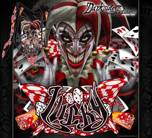 Graphics Kit For Yamaha Raptor 700 2013-2023 "Lucky"  Wrap Skin Full Coverage - Darkside Studio Arts LLC.