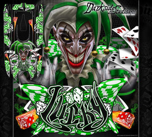 'Lucky' Themed Graphics  Skin Decal Kit Fits Pro Boat Zelos 36 And Miss Geico - Darkside Studio Arts LLC.