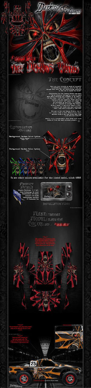 'The Demons Within' Graphics Skin Decal Kit Fits Traxxas Slash 4X4 Oem Lexan Body # Tra6811 - Darkside Studio Arts LLC.