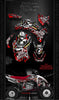 Graphics Kit For Suzuki Ltr450 Ltr450R Wrap Decal Kit "War Machine" Fits Oem Parts Red | Darkside Studio Arts LLC.
