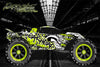 'Gear Head' Graphics Wrap Skin Fits Traxxas Rustler Lexan Body Parts | Darkside Studio Arts LLC.
