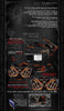 'Hell Ride' Graphics Skin Decal Kit Fits Traxxas Summit 1/10 Body Parts | Darkside Studio Arts LLC.