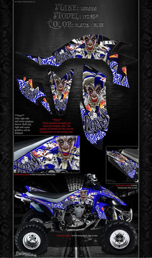 Graphics Kit For Yamaha 2004-2013 Yfz450  Wrap Decal  "Lucky" Fits Oem Plastics Parts - Darkside Studio Arts LLC.