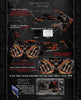 'Hell Ride' Graphics Wrap Skin Kit Fits Traxxas Rustler Tra3714 Body Parts | Darkside Studio Arts LLC.