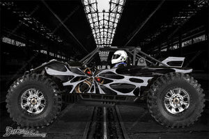 'The Demons Within' Wrap Decal Skin Kit For Axial Yeti Monster Buggy 1/8 Body # Ax31039 - Darkside Studio Arts LLC.