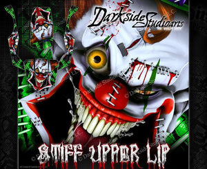 'Stiff Upper Lip' Clown Themed Graphics Skin Hop Up Kit Fits Axial Wraith Body # Ax04027 - Darkside Studio Arts LLC.