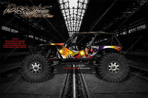 'Pyro' Graphics Wrap Hop Up Cecal Kit Fits Axial Wraith 1/10 Body Panel Set # Ax04027 - Darkside Studio Arts LLC.