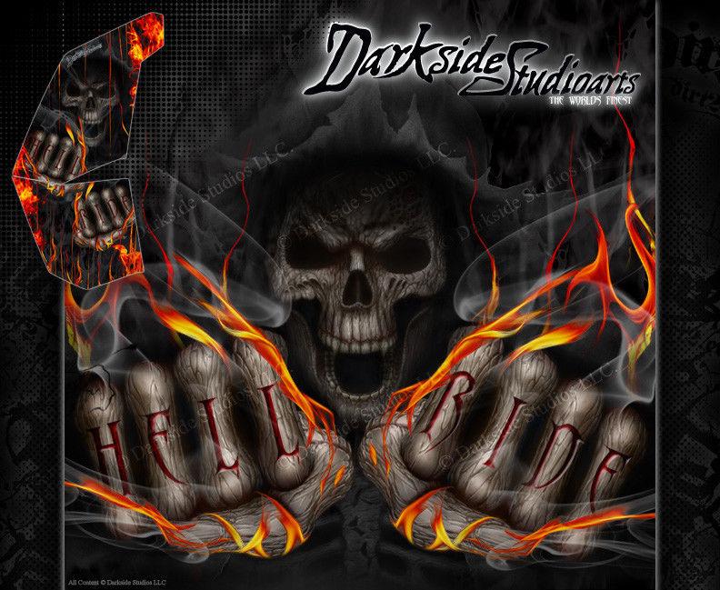 "Hell Ride" Decals Wrap Skin Fits Ktm 450Xc 525Xc 450Sx 525Sx Graphics Wrap | Darkside Studio Arts LLC.