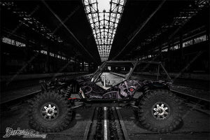 'Machinehead' Graphics Wrap Hop Up Cecal Kit Fits Axial Wraith 1/10 Body Set # Ax04027 - Darkside Studio Arts LLC.