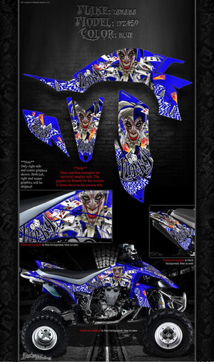 Graphics Kit For Yamaha 2004-2013 Yfz450  Wrap  "Lucky" Fits Oem Plastics - Parts - Darkside Studio Arts LLC.