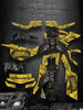 Graphics Kit For Can-Am Outlander Max 2006-2012 Decals "The Outlaw" Skulls Yellow | Darkside Studio Arts LLC.