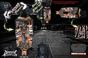 'Lucky' Themed Chassis Skin Fits Losi Lst 3Xl-E Skid Plate # Los241024 / Los241022 / Los241016 - Darkside Studio Arts LLC.
