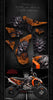 "Machinehead" Graphcis Wrap Decals Fits Ktm 450Xc 525Xc 450Sx 525Sx | Darkside Studio Arts LLC.