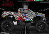 Redcat Rampage 4Wd Truck Wrap Graphic Decals "Ticket To Ride" Fits Oem 1/5 Body | Darkside Studio Arts LLC.