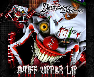 Graphics For Honda Trx400Ex 2005-2007 Wrap Decal  Set  'Stiff Upper Lip' - Darkside Studio Arts LLC.