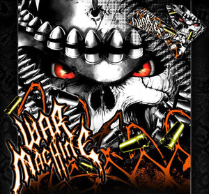 "War Machine" Graphics Wrap Fit Ktm 1998-2008 50Sx 65Sx Ktm65 Ktm50 Sx65 Sx50 - Darkside Studio Arts LLC.