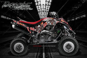 Graphics Kit For Yamaha Raptor 700 2013-2023 "Lucky"  Decals Full Coverage Custom Colors - Darkside Studio Arts LLC.