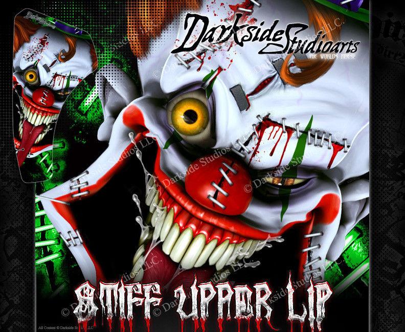 Graphics Kit For Suzuki Ltz400 Z400 2003-2008 Wrap Decal Set Kit 'Stiff Upper Lip' | Darkside Studio Arts LLC.
