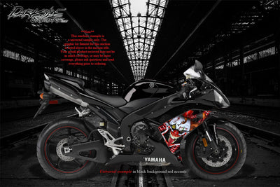 Good Motorbike sticker kit R1 2014 white (10301)