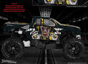Redcat Rampage Truck Wrap Graphic Decals "The Jesters Grin" Fits Oem 1/5 Body - Darkside Studio Arts LLC.