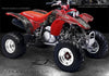 Graphics For Honda 1999-2004 Trx400 Trx400Ex Decals "The Outlaw" Skulls Red 03 | Darkside Studio Arts LLC.