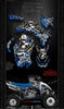Graphics Kit For Suzuki Ltr450 Ltr450R Wrap Decal Kit "War Machine" Fits Oem Parts Blue | Darkside Studio Arts LLC.