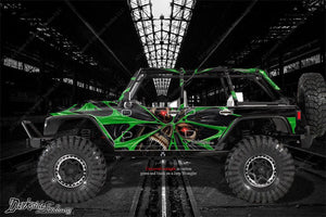 'The Demons Within' Wrap Skin Hop Up Kit Fits Axial Scx10 Jeep Wrangler Body # Ax04035 - Darkside Studio Arts LLC.