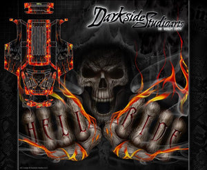 'Hell Ride' Graphics Skin Decal Kit Fits Traxxas Summit 1/10 Body Parts - Darkside Studio Arts LLC.