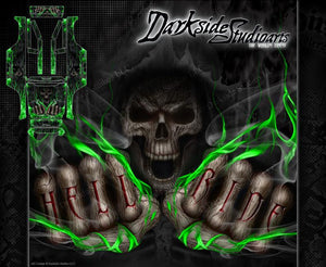 'Hell Ride' Graphics Package Kit Hop Up Skin Fits Axial Scx10 Deadbolt Body # Ax04039 - Darkside Studio Arts LLC.