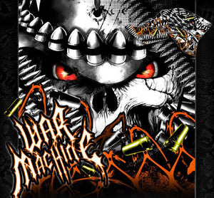 "War Machine" Graphics Wrap Fits Ktm 2009-2015 50Sx 65Sx Ktm65 Ktm50 Sx65 Sx50 - Darkside Studio Arts LLC.