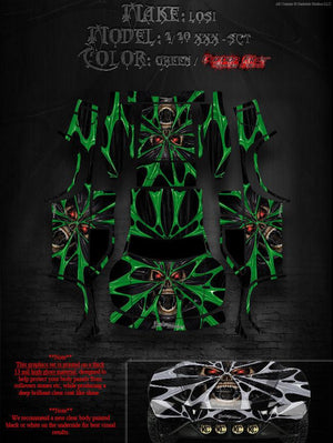 'The Demons Within' Short Course Graphics Wrap Skin Fits Losi Xxx-Sct Body # Losb8087 - Darkside Studio Arts LLC.