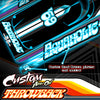 Customized Phrase And Number For Throwback Theme (+$50.00) *IF THIS IS REMOVED FROM CART IT WILL VOID YOUR LETTER CUSTOMIZATION* | Darkside Studio Arts LLC.