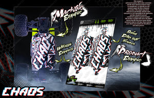 'Chaos' Graphics Skin Fits Arrma Vendetta Vorteks Kraton V2 Outcast V2 Senton Granite Big Rock Typhon Infraction 4X4 Mega 3S 4S - Darkside Studio Arts LLC.