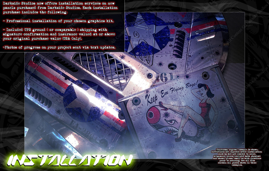 30° North Big Flex Black Body Kit ( No Cage Included ) + Graphic Installation Add-On | Darkside Studio Arts LLC.