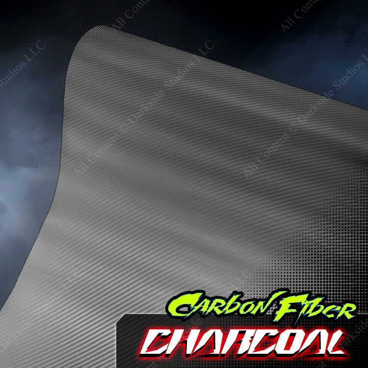 Add-On -Rider Number Cut-Out Overlay- ( Charcoal Cbn. Fiber ) | Darkside Studio Arts LLC.