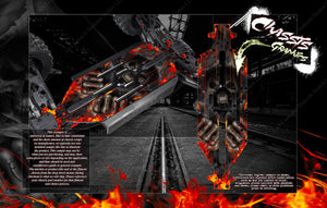 'Hell Ride' Chassis Skin Fits Arrma Kraton 8S Exb Outcast 8S M2C 3200 - Darkside Studio Arts LLC.