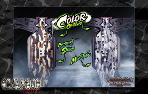 'Camo' Series Chassis Wrap Decal Kit Fits Losi 5Ive-B 5Ive-T 5Ive-T 2.0 Hop-Up Protection - Darkside Studio Arts LLC.