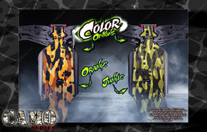 'Camo' Themed Chassis Skin Made To Fit Losi 22 5.0 Skid Plate # Tlr231072 - Darkside Studio Arts LLC.