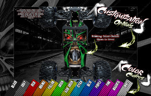 'The Demons Within' Chassis Wrap Decal Kit Fits Losi Super Rock Rey 2.0 / Super Baja Rey Hop-Up Protection - Darkside Studio Arts LLC.