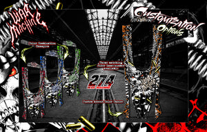 'War Machine' Chassis Wrap Decal Kit Fits Losi 5Ive-B 5Ive-T 5Ive-T 2.0 Hop-Up Protection - Darkside Studio Arts LLC.