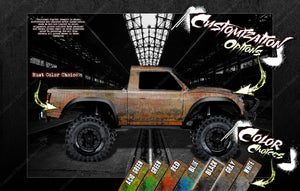 'Rust' Series Graphics Skin Fits Traxxas Trx-4 Defender Sport - Darkside Studio Arts LLC.