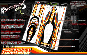 'Throwback' Accessory Hop Up Body Wrap Skin Kit Fits Primal Rc Mega Monster Truck *Now Available!* - Darkside Studio Arts LLC.