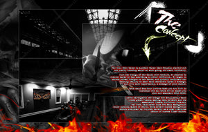 'Hell Ride' Themed Graphics Wrap Kit Hop Up Skin Fits Losi Mtxl Monster Truck Body # Los250105 - Darkside Studio Arts LLC.