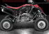 Graphics Kit For Yamaha 2013-2023 Raptor 700 "The Outlaw" Decals For Black Parts | Darkside Studio Arts LLC.