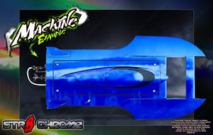 Str8 Chrome Boat Hull Wrap Decal Graphics Kit Fits Pro-Boat Blackjack 24" Or Blackjack 42" - Darkside Studio Arts LLC.