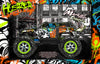 'Hustler' Graphics Skin Decal Kit Fits Traxxas Summit Body #Tra5612 | Darkside Studio Arts LLC.