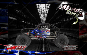 'Ripper' Themed Hop-Up Skin Graphics Fits Axial Capra Body, Interior And Chassis - Darkside Studio Arts LLC.